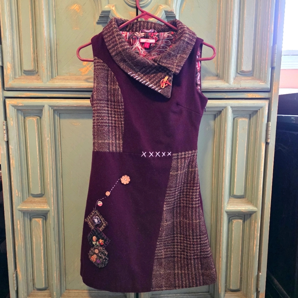 Joe Browns Purple Applique Dress